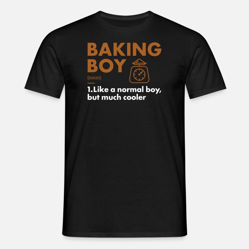 Baker Boy Definition Baking - Men's T-Shirt - black