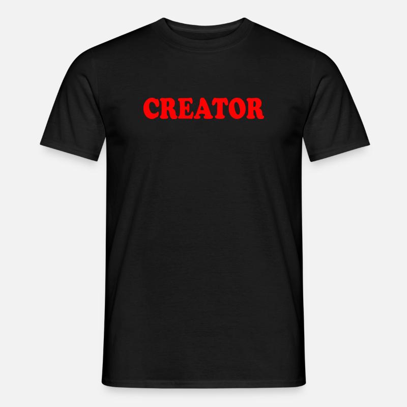 Creator - Männer T-Shirt - Schwarz