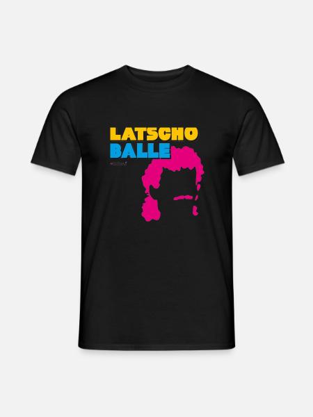 Latscho Balle - Männer T-Shirt - Schwarz