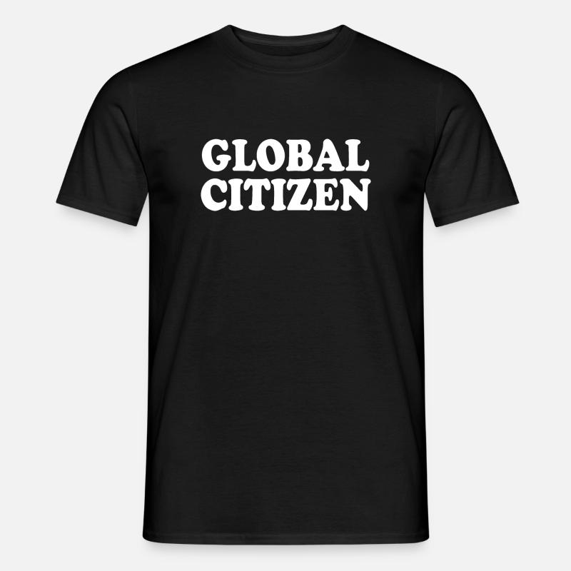 global citizen - Männer T-Shirt - Schwarz