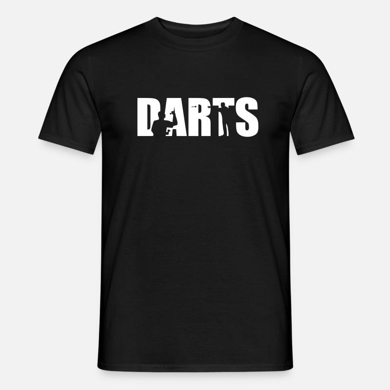 Darts - Männer T-Shirt - Schwarz