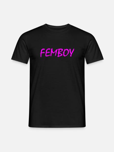 Femboy - Männer T-Shirt - Schwarz