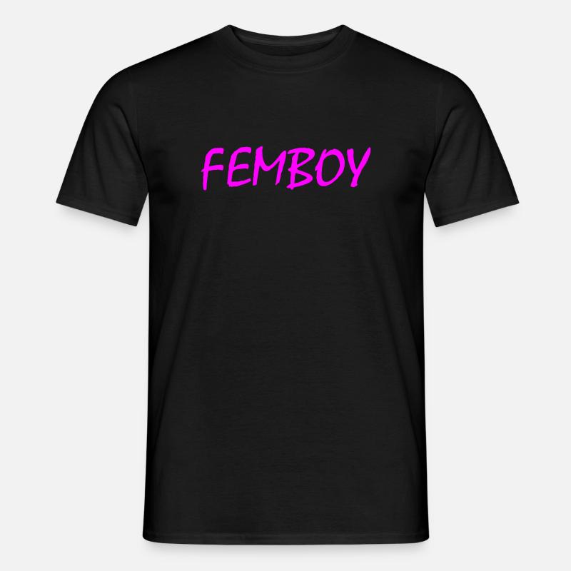 Femboy - Männer T-Shirt - Schwarz