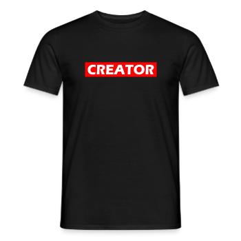 Creator - Men's T-Shirt - black - Front - AI Model Male 178 light (178cm)