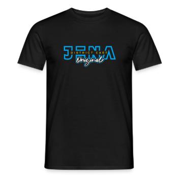 Jena District East Original - Männer T-Shirt - Schwarz - Vorne - AI Model Male 178 light (178cm)