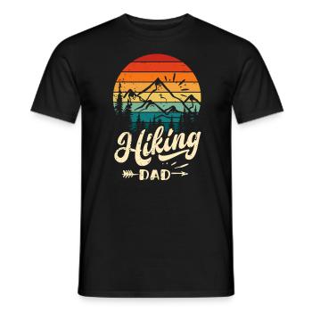 Hiking Dad - Lustiges Wander Kletter Bergsteigen - Männer T-Shirt - Schwarz - Vorne - AI Model Male 178 light (178cm)