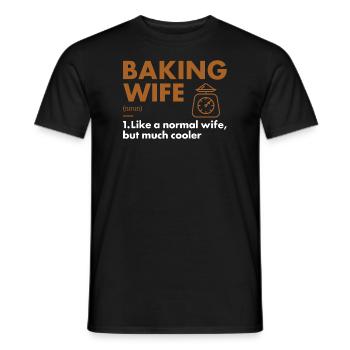 Baker Femme Définition Cuisson - T-shirt homme - noir - Devant - AI Model Male 178 light (178cm)