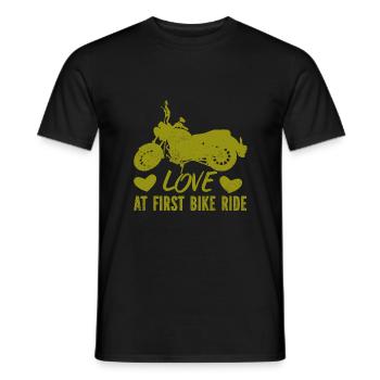 Moto Motocross Vélo de course Sport automobile - T-shirt homme - noir - Devant - AI Model Male 178 light (178cm)