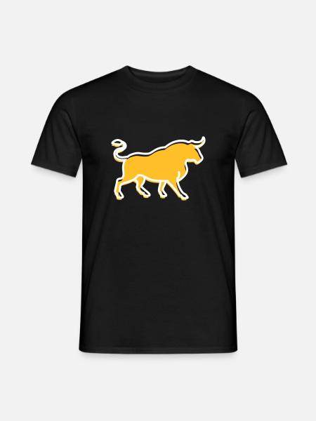 Un taureau sauvage - T-shirt homme - noir