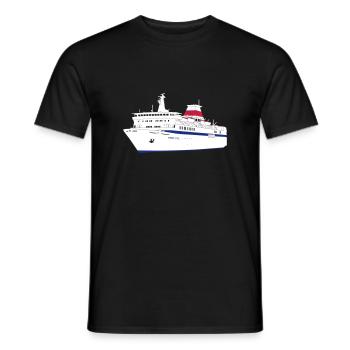 Ms Georg Ots - Men's T-Shirt - black - Front - AI Model Male 178 light (178cm)