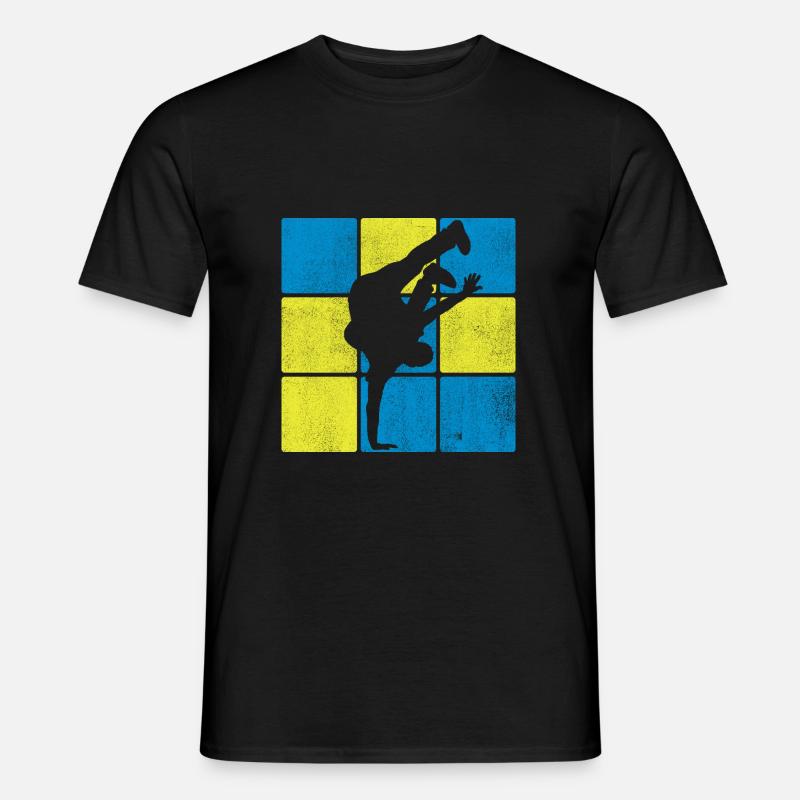Breakdance Handstand - Männer T-Shirt - Schwarz