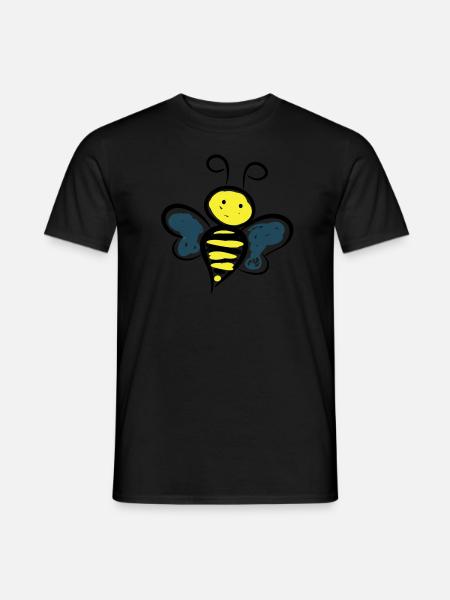 bee - Men's T-Shirt - black