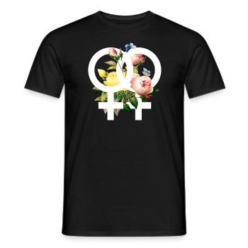 Lesbienne - T-shirt homme - noir - Devant - AI Model Male 178 light (178cm)