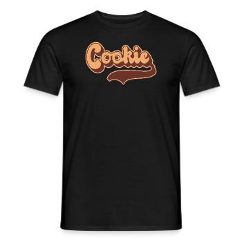 Baking Retro Cookie - Männer T-Shirt - Schwarz - Vorne - AI Model Male 178 light (178cm)