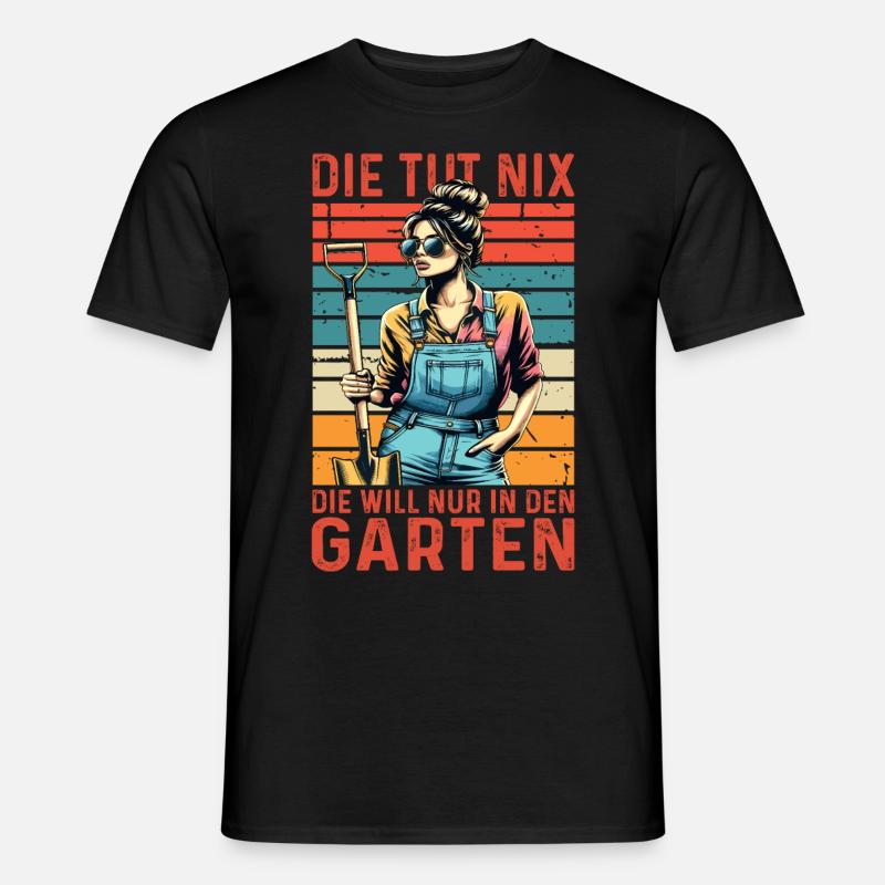 Garten Geschenk Gärtnerin Geburtstag Geschenk - Männer T-Shirt - Schwarz