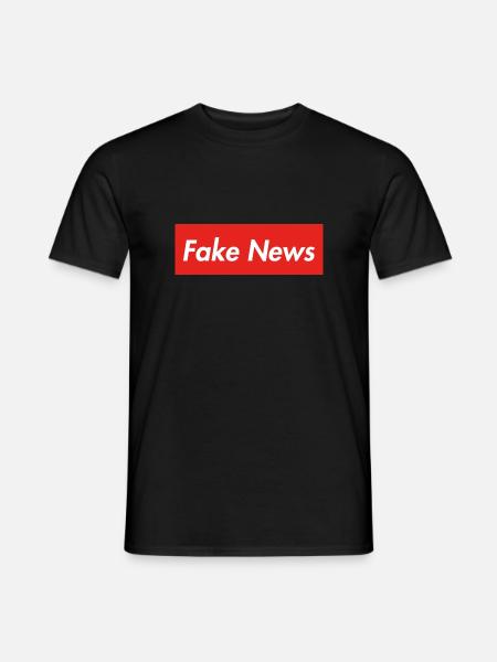 Fake news - Men's T-Shirt - black