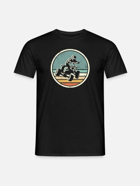 VTT Biker Offroad Graphique Quad Rider Quad Bike - T-shirt homme - noir