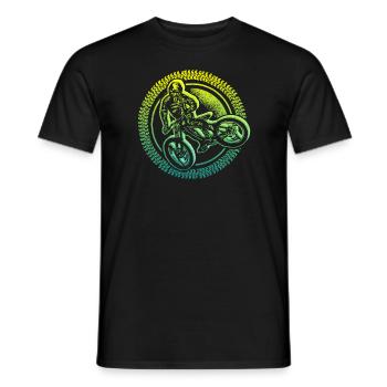 VTT Descente Cycliste VTT - T-shirt homme - noir - Devant - AI Model Male 178 light (178cm)