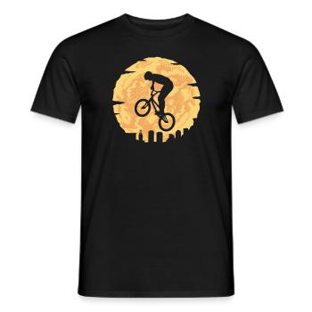 Bike Tricks Cyclist Stunt BMX - T-shirt homme - noir - Devant - AI Model Male 178 light (178cm)