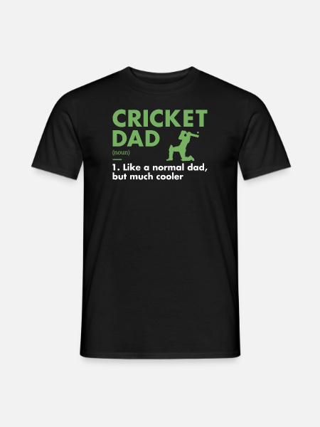 Sport Dad Definition Cricket - Men's T-Shirt - black