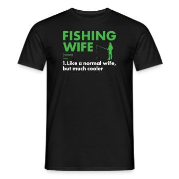 Fisher Femme Définition Pêche - T-shirt homme - noir - Devant - AI Model Male 178 light (178cm)