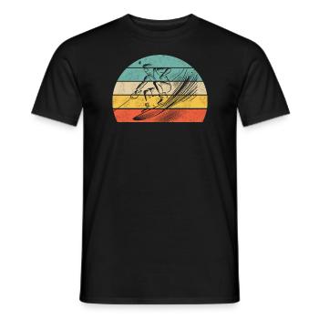Action de wakeboard - T-shirt homme - noir - Devant - AI Model Male 178 light (178cm)