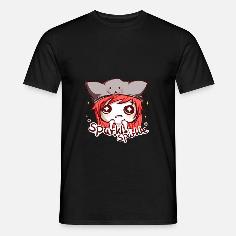 lucy sparkle - Männer T-Shirt - Schwarz
