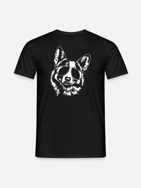 Corgi frais GALLOIS - T-shirt homme - noir