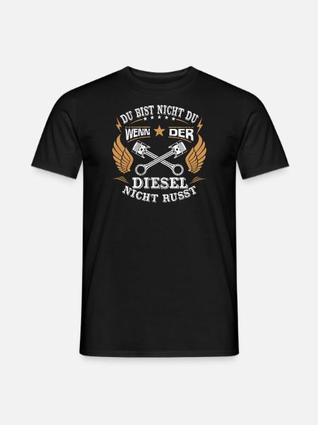 DIESEL POWER - Männer T-Shirt - Schwarz