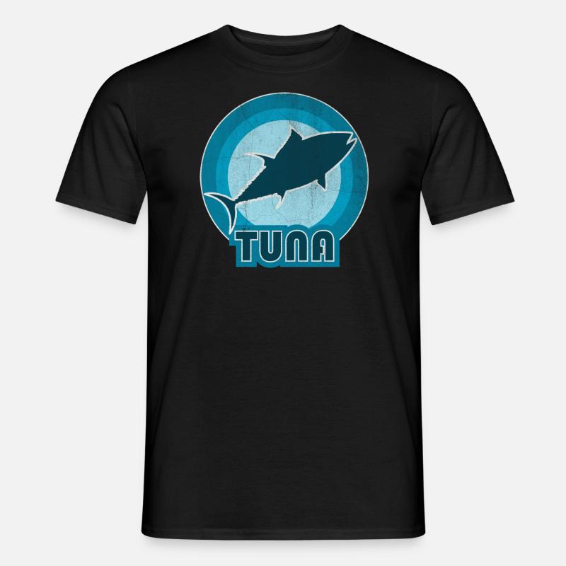 Thunfisch - Männer T-Shirt - Schwarz