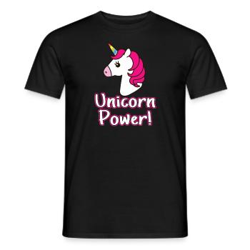 Licorne - Unicorn - Chemise - T-shirt homme - noir - Devant - AI Model Male 178 light (178cm)