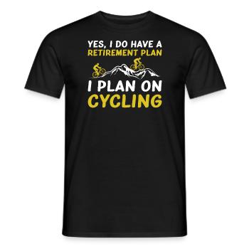 Bike - CYCLING - Vélo - Chemise - T-shirt homme - noir - Devant - AI Model Male 178 light (178cm)