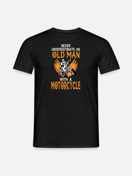 Moto moto moto shirt - T-shirt homme - noir