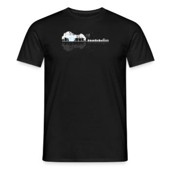 Guitar - Gitarre - Shirt - Männer T-Shirt - Schwarz - Vorne - AI Model Male 178 light (178cm)