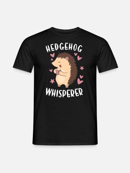 Hedgie Hérisson Whisperer Hérisson - T-shirt homme - noir