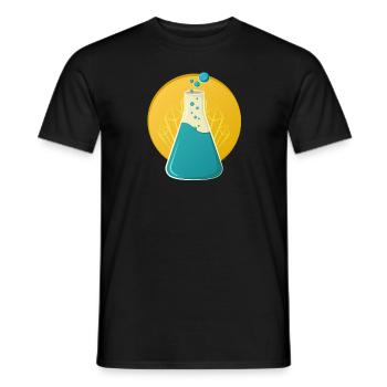 Blauer Himmel - Männer T-Shirt - Schwarz - Vorne - AI Model Male 178 light (178cm)