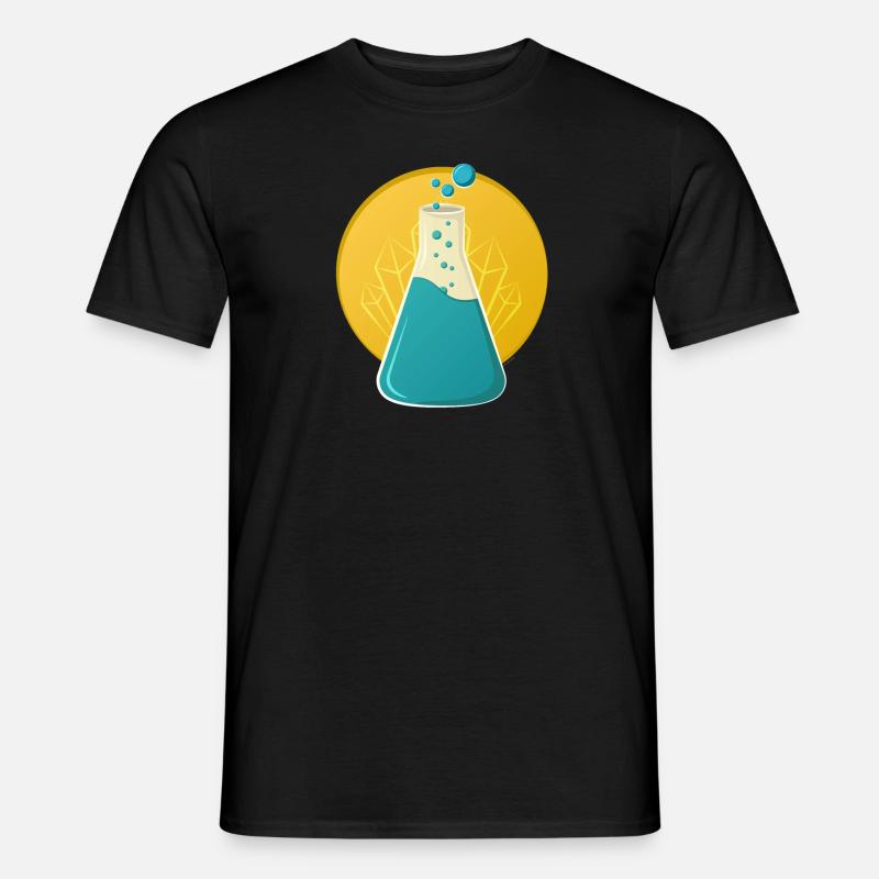 Blauer Himmel - Männer T-Shirt - Schwarz