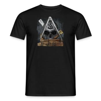 Charpentier - T-shirt homme - noir - Devant - AI Model Male 178 light (178cm)