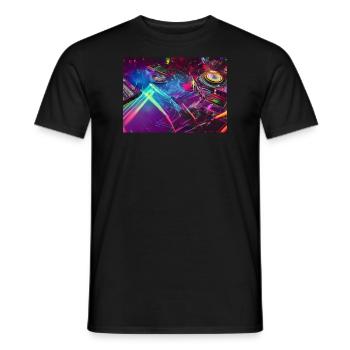 Within Electronic Dance Music - Men's T-Shirt - black - Front - AI Model Male 178 light (178cm)