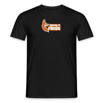 La nature en point de mire - T-shirt homme - noir - Devant - AI Model Male 178 light (178cm)
