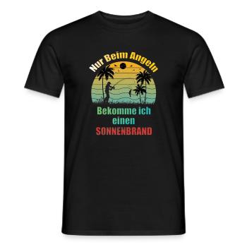 Lustiger Angler Spass Angeln Team Design für Sonne - Männer T-Shirt - Schwarz - Vorne - AI Model Male 178 light (178cm)
