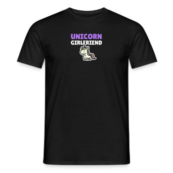 Unicorn Girlfriend - Männer T-Shirt - Schwarz - Vorne - AI Model Male 178 light (178cm)