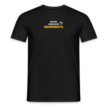 Ich bin glückliche Bienenmutti - Männer T-Shirt - Schwarz - Vorne - AI Model Male 178 light (178cm)