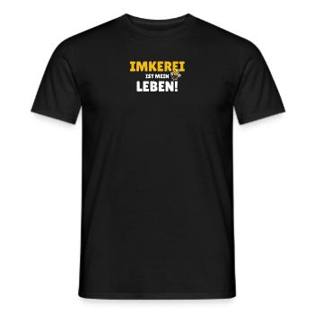 Imkerei ist mein Leben - Männer T-Shirt - Schwarz - Vorne - AI Model Male 178 light (178cm)