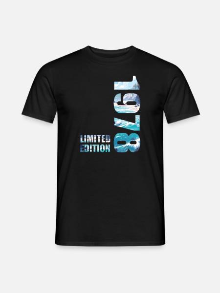 1978. Limited Edition T-Shirt Geburtstags Idee - Männer T-Shirt - Schwarz