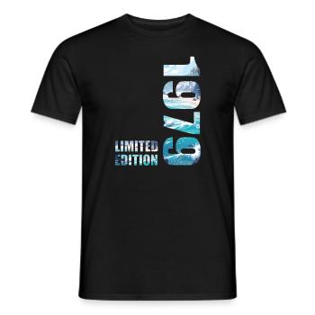 1979 Limited Edition T-Shirt Geburtstags Idee - Männer T-Shirt - Schwarz - Vorne - AI Model Male 178 light (178cm)