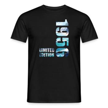 1956 Limited Edition T-Shirt Birthday Idea - Men's T-Shirt - black - Front - AI Model Male 178 light (178cm)
