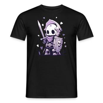 Cute Halloween Skeleton - Cute Scary Design - Men's T-Shirt - black - Front - AI Model Male 178 light (178cm)