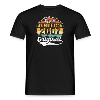 Legendary since October 2007 Limited Edition - Men's T-Shirt - black - Front - AI Model Male 178 light (178cm)