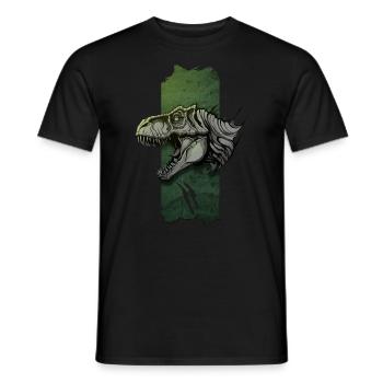 Majestätischer Tyrann: Epischer Tyrannosaurus - Männer T-Shirt - Schwarz - Vorne - AI Model Male 178 light (178cm)